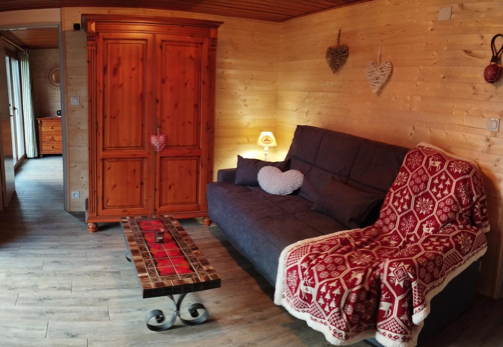 Muhlbach-sur-Munster Chalet Au Bois Des Ecureuils Classe Trois Etoiles. מראה חיצוני תמונה
