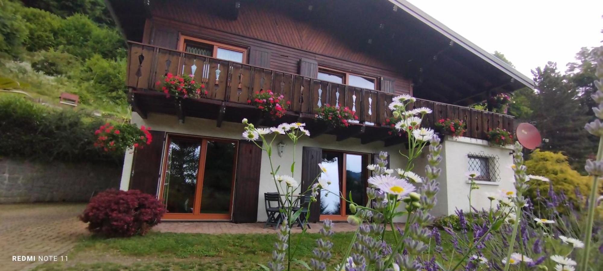 Muhlbach-sur-Munster Chalet Au Bois Des Ecureuils Classe Trois Etoiles. מראה חיצוני תמונה